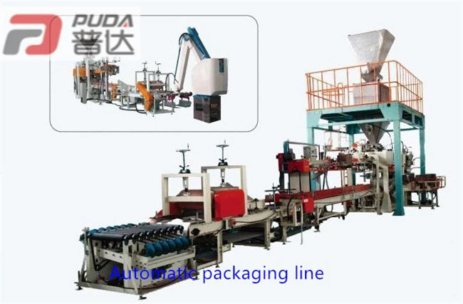 Open Bag Automatic Robot Palletizing Line Production